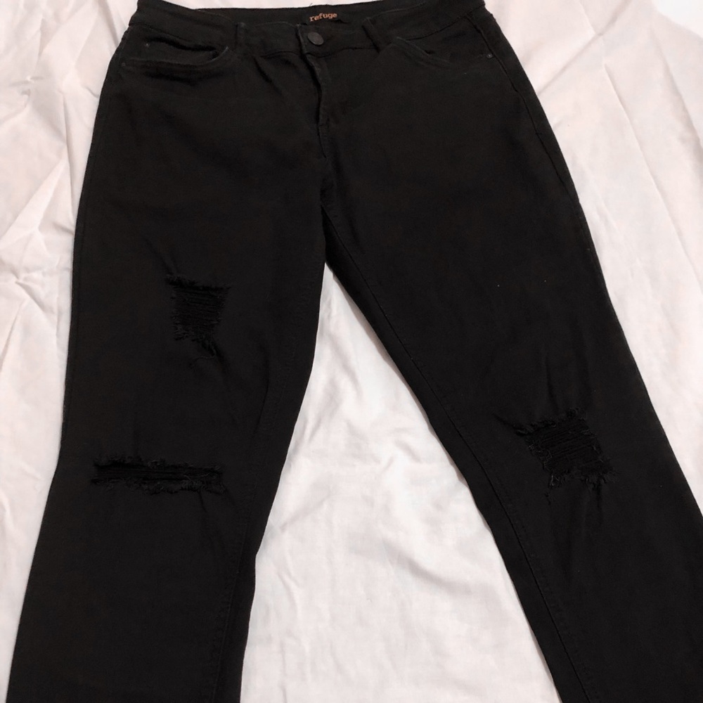 Charlotte Russe ripped black jeans - Picture 4 of 7